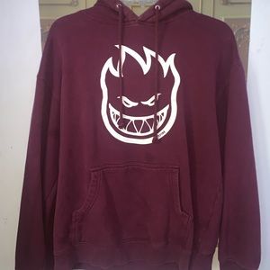 BURGUNDY ZUMIEZ HOODIE